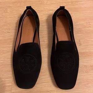 Authentic Tory Burch suede loafers